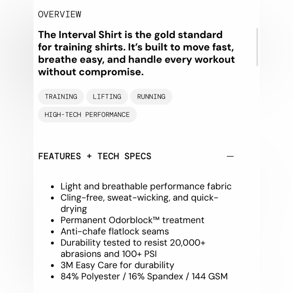 TEN THOUSAND INTERVAL SHIRT - Picture 9 of 10